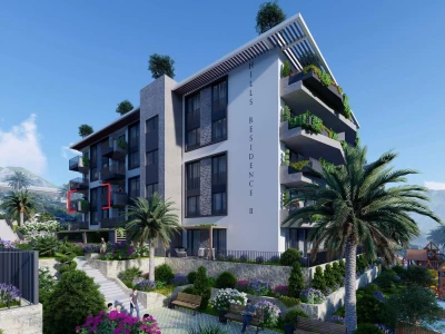 Garsonjera novogradnja u modernom kompleksu, Makarska