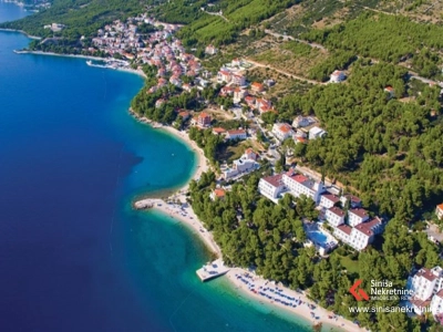 Brela - Soline, građevinsko zemljište s pogledom na more