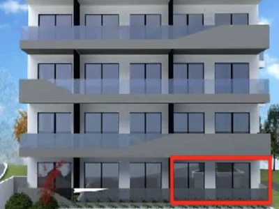 Jednosoban stan u novogradnji 150m od mora, Živogošće