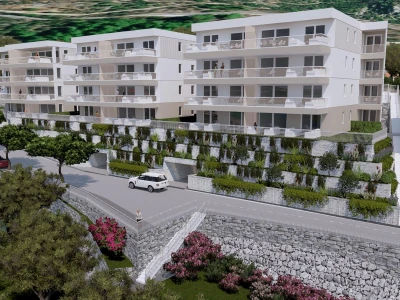 Luksuzni jednosobni stanovi 50 metara od plaže, Živogošće
